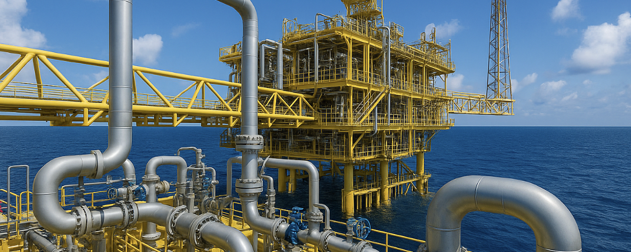 Способы применения ASME-совместимых трубопроводов на морских платформах